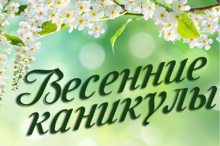 Весенние каникулы.